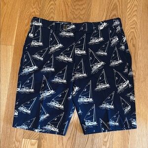 Brooks brothers Nautical Navy Sailboat Men's Swim Shorts